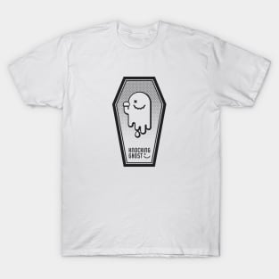 KNOCKING GHOST Logo in Black T-Shirt